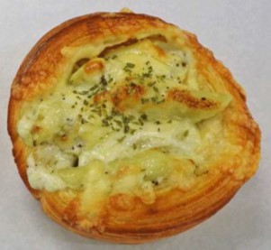 カルボナーラペンネのデニッシュ